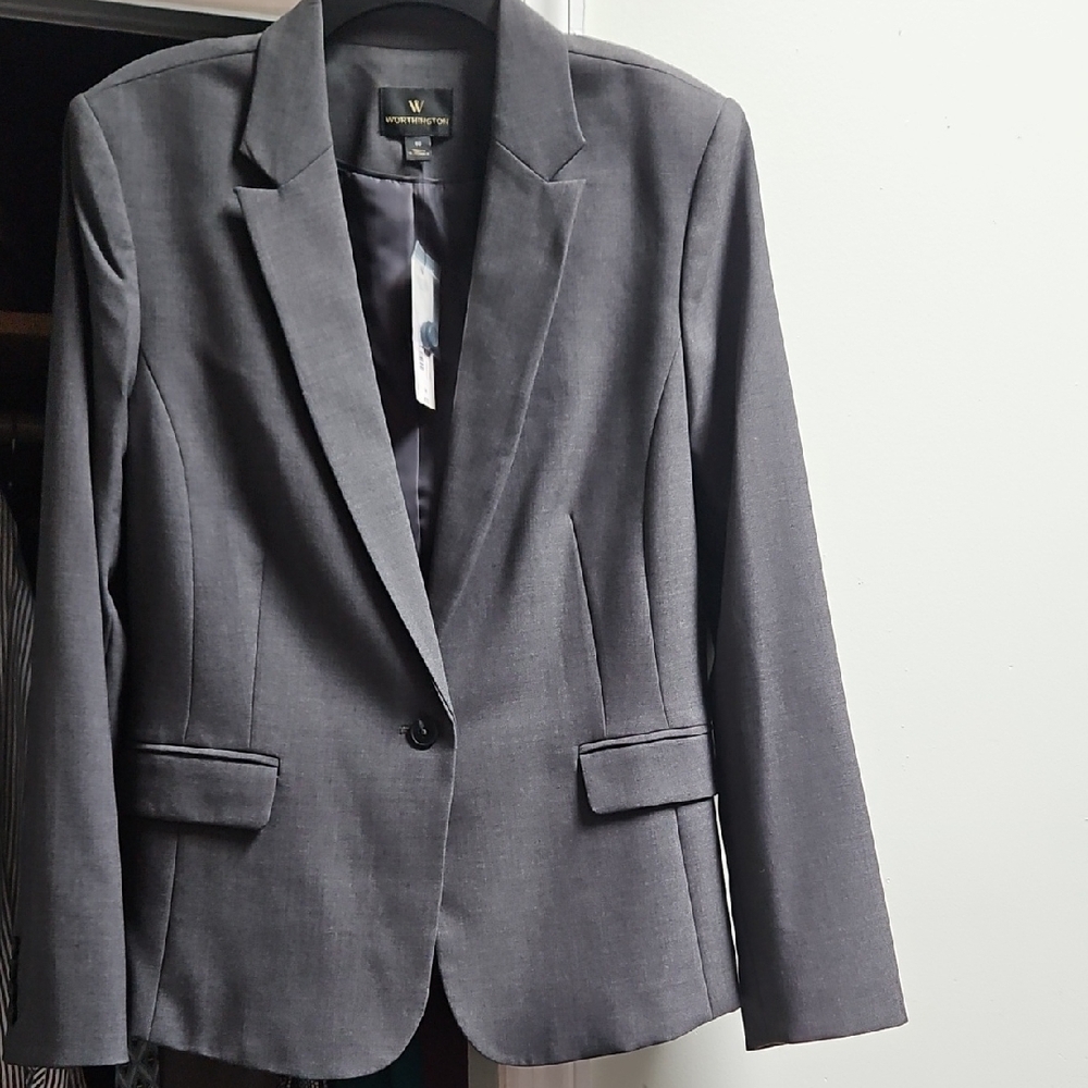 Worthington Charcoal Blazer***BUNDLE FOR EXTRA DISCOUNT ***